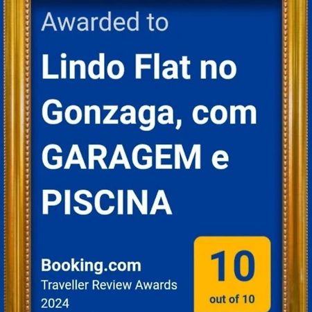 Lindo Flat No Edificio Cosmopolitan, Com Garagem E Piscina Apartment Santos  Bagian luar foto