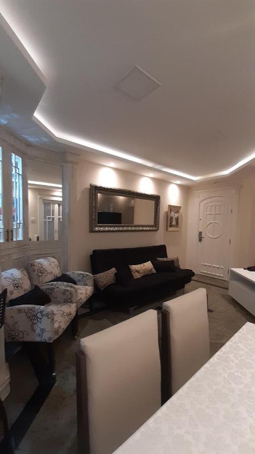 Lindo Flat No Edificio Cosmopolitan, Com Garagem E Piscina Apartment Santos  Bagian luar foto