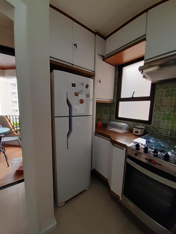 Lindo Flat No Edificio Cosmopolitan, Com Garagem E Piscina Apartment Santos  Bagian luar foto